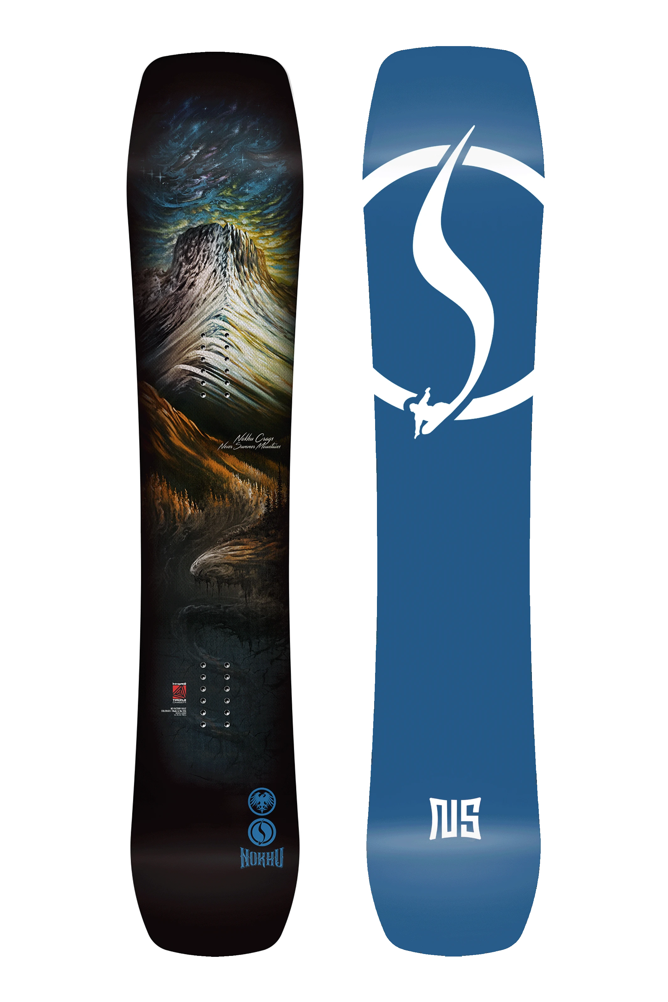 スノーボード never summer nokhu 158 24-25 Men's 2026 Nokhu Snowboard | Never Summer – Never Summer
