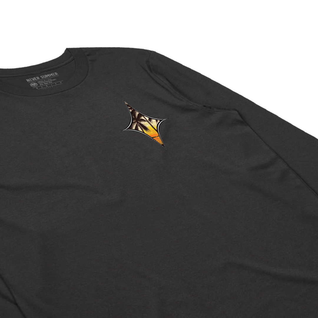 Long Sleeve Black Shirt | Shaper Long Tee | Never Summer Snowboards
