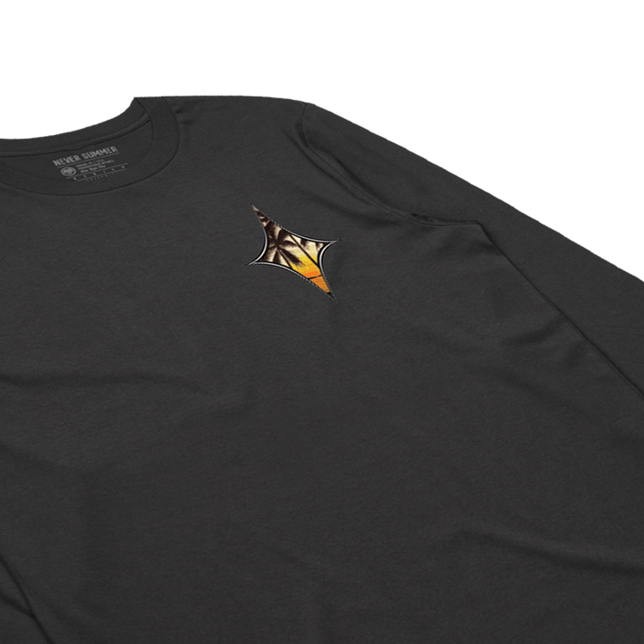 Long Sleeve Black Shirt | Shaper Long Tee | Never Summer Snowboards