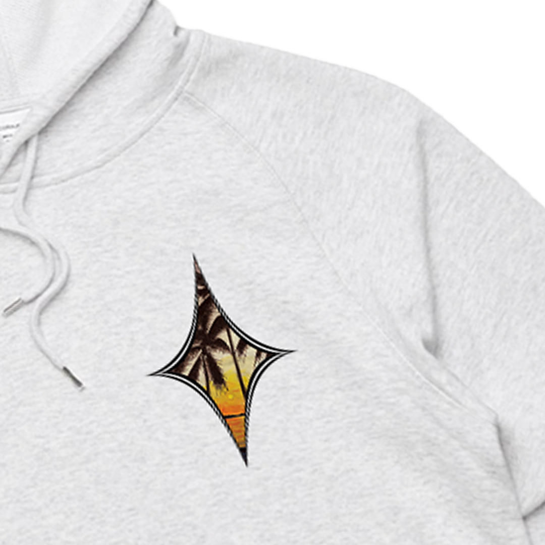 White Sweatshirt Hoodie | Harpoon Hoodie | Never Summer Snowboards