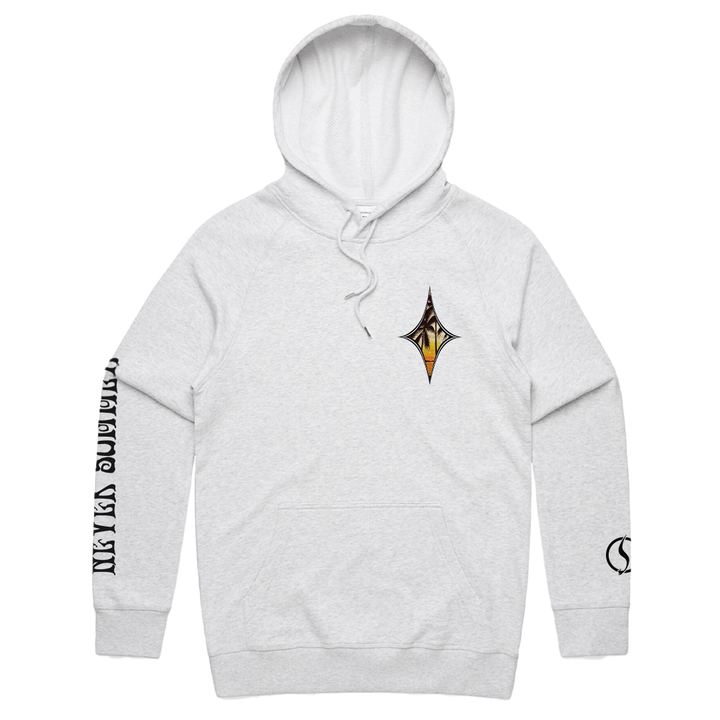 White Sweatshirt Hoodie | Harpoon Hoodie | Never Summer Snowboards