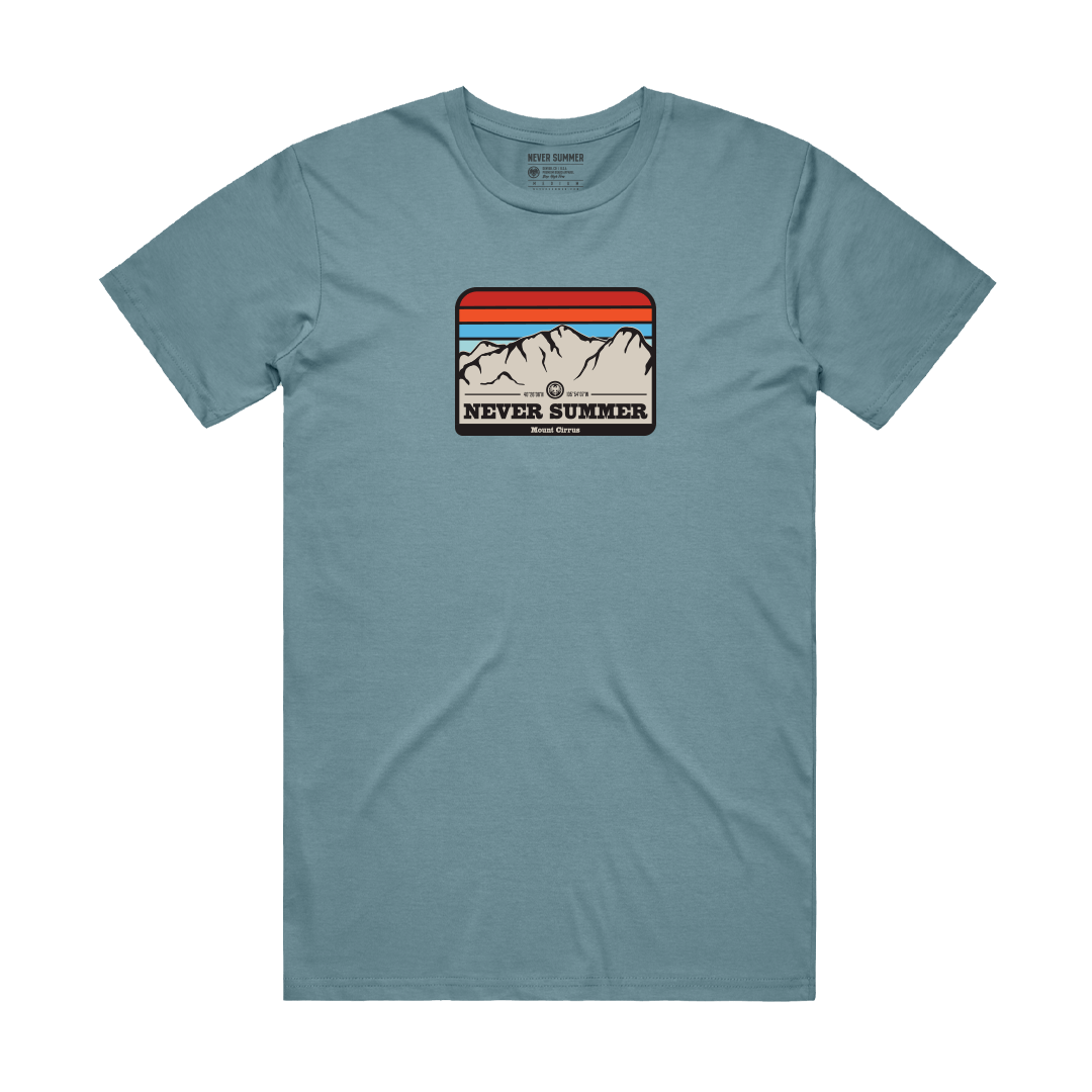 Never Summer Mountain Tee | Men's Range Tee | Never Summer Snowboards