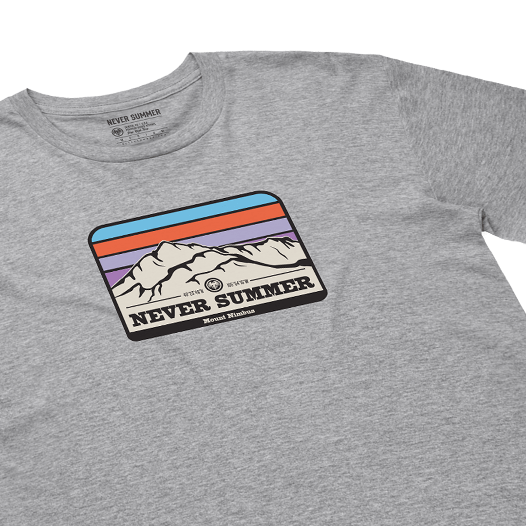 Never Summer Mountain Tee | Men's Range Tee | Never Summer Snowboards