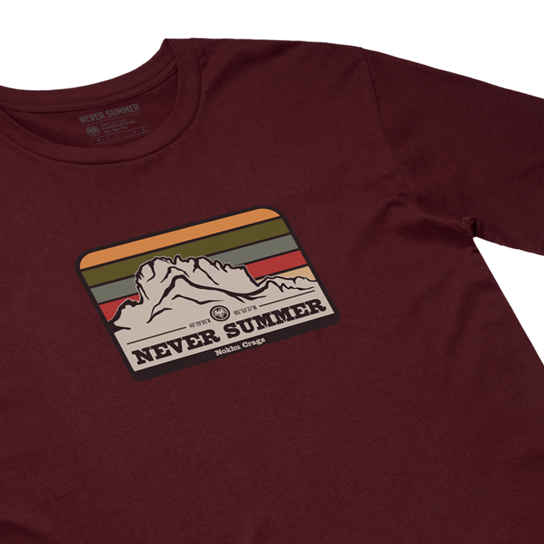 Never Summer Mountain Tee | Men's Range Tee | Never Summer Snowboards