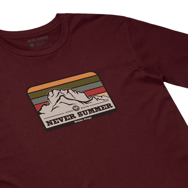 Never Summer Mountain Tee | Men's Range Tee | Never Summer Snowboards