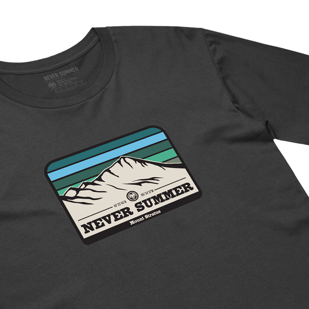 Never Summer Mountain Tee | Men's Range Tee | Never Summer Snowboards