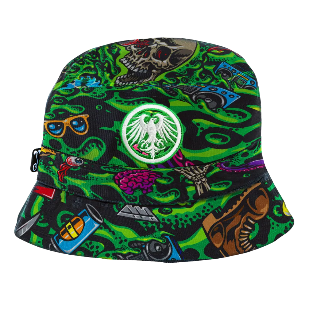 Jimbo Phillips x Grassroots Reversible Bucket Hat Never Summer Never Summer Snowboards