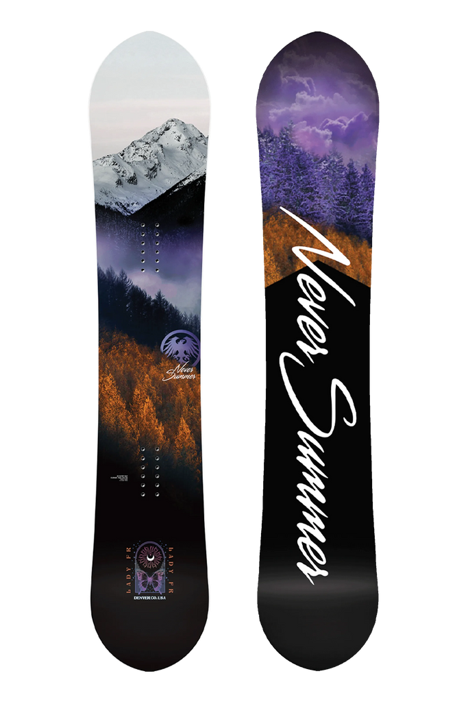 Never Summer Women's Lady FR Snowboard 2025 144