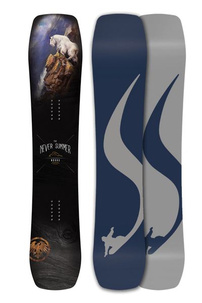 Hochwertiges Snowboard NEVER SUMMER 'Big Gun' outlets 169cm S 18, neu