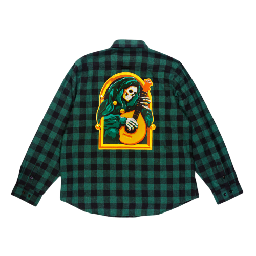 Stanley Mouse Mandolin Green Flannel