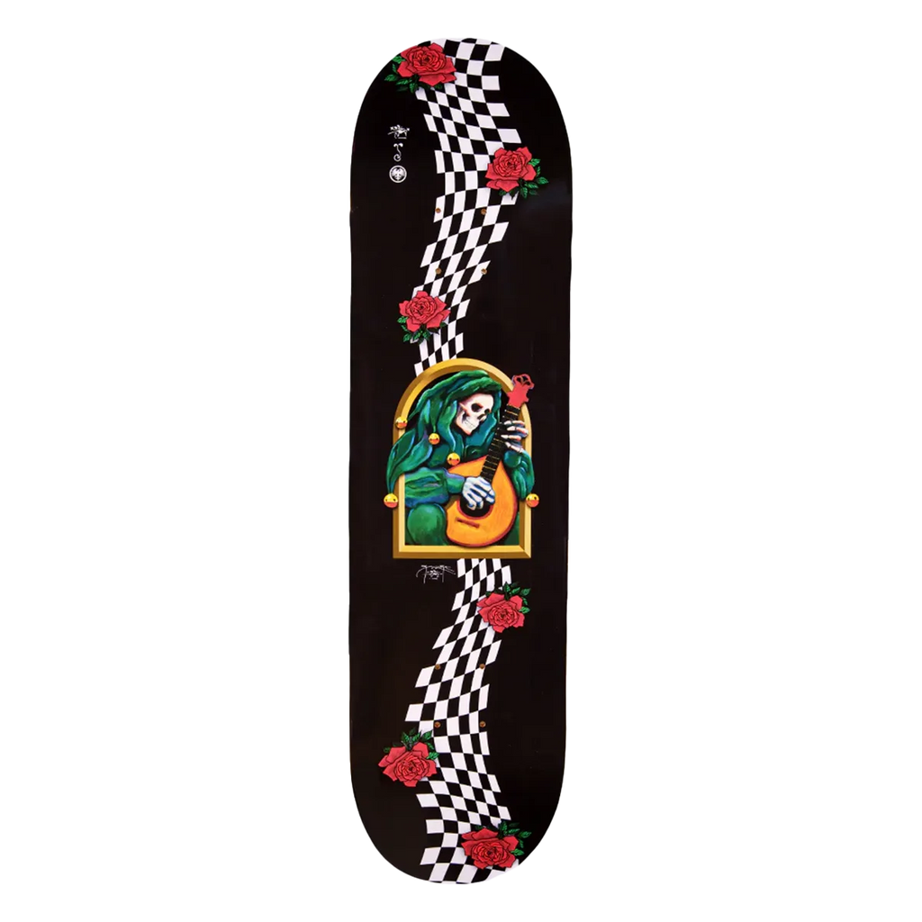 Mandolin Jester Skateboard | Never Summer X Stanley Mouse X