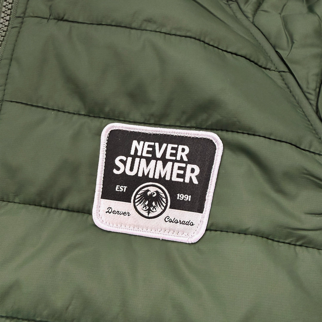 Never Summer x CG Habitats Sleeping Bag Hoodie