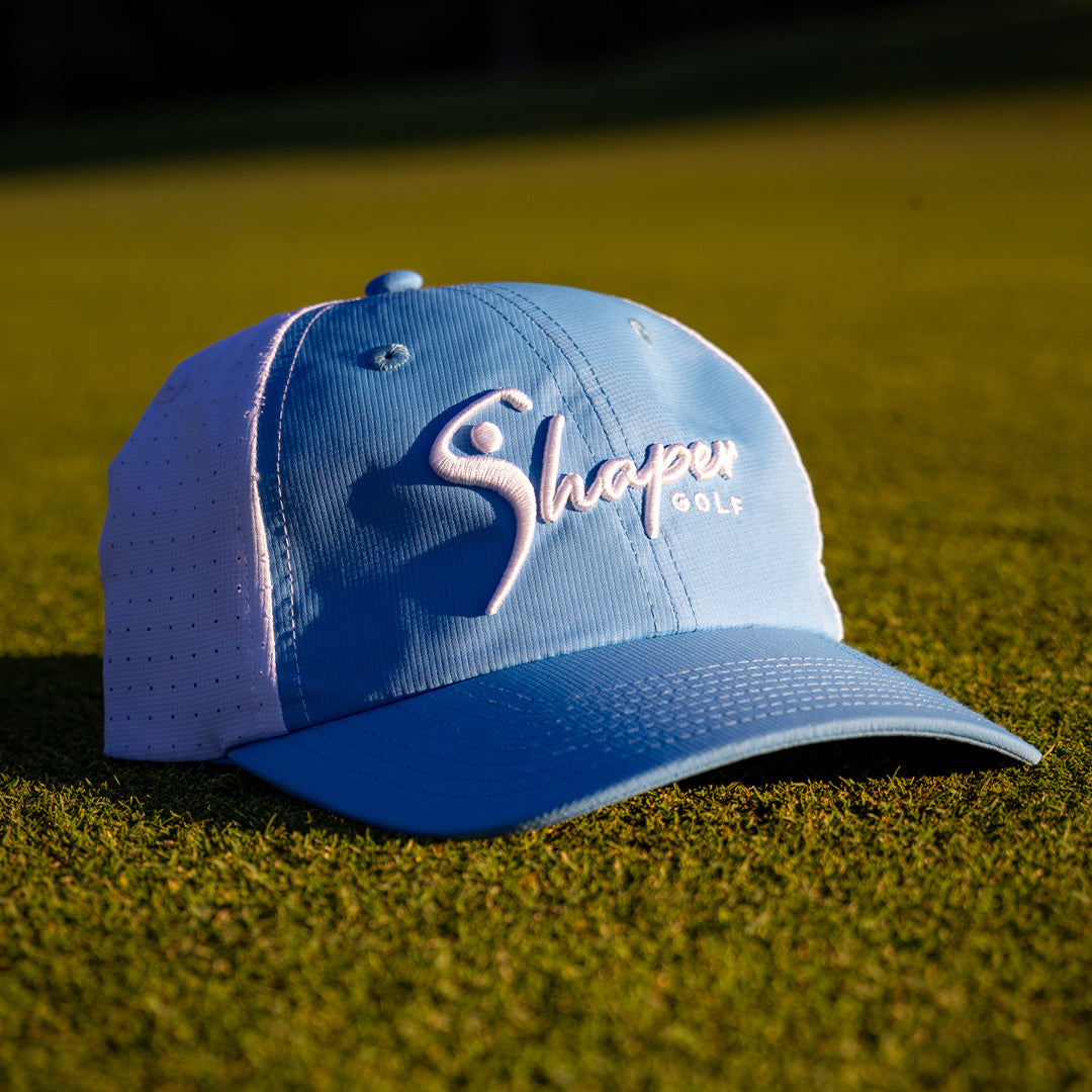 Shaper Golf Relaxed Dad Hat - Carolina Blue