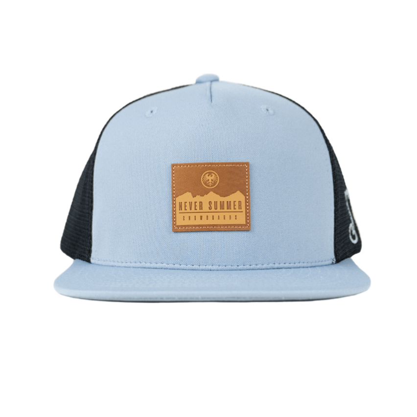 Never Summer x Grassroots Leather Patch Snapback Hat