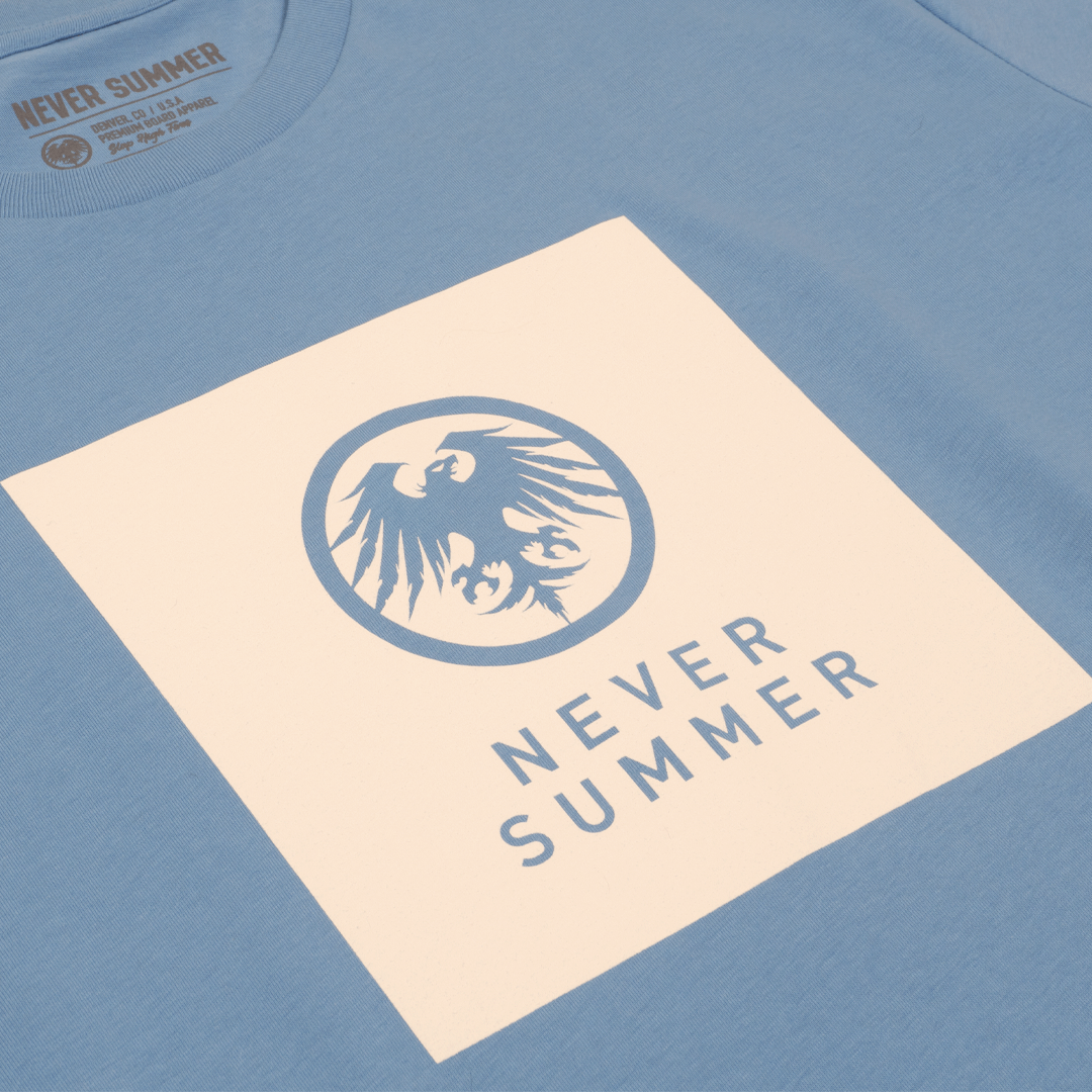 Combed Cotton T Shirt | Crew Neck Tees | Never Summer