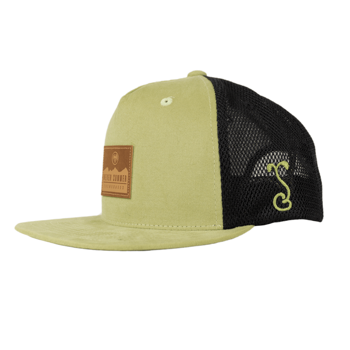 Never Summer x Grassroots Leather Patch Snapback Hat | Shop Apparel ...
