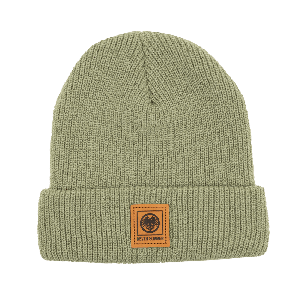 Leather Patch Perfect Beanie
