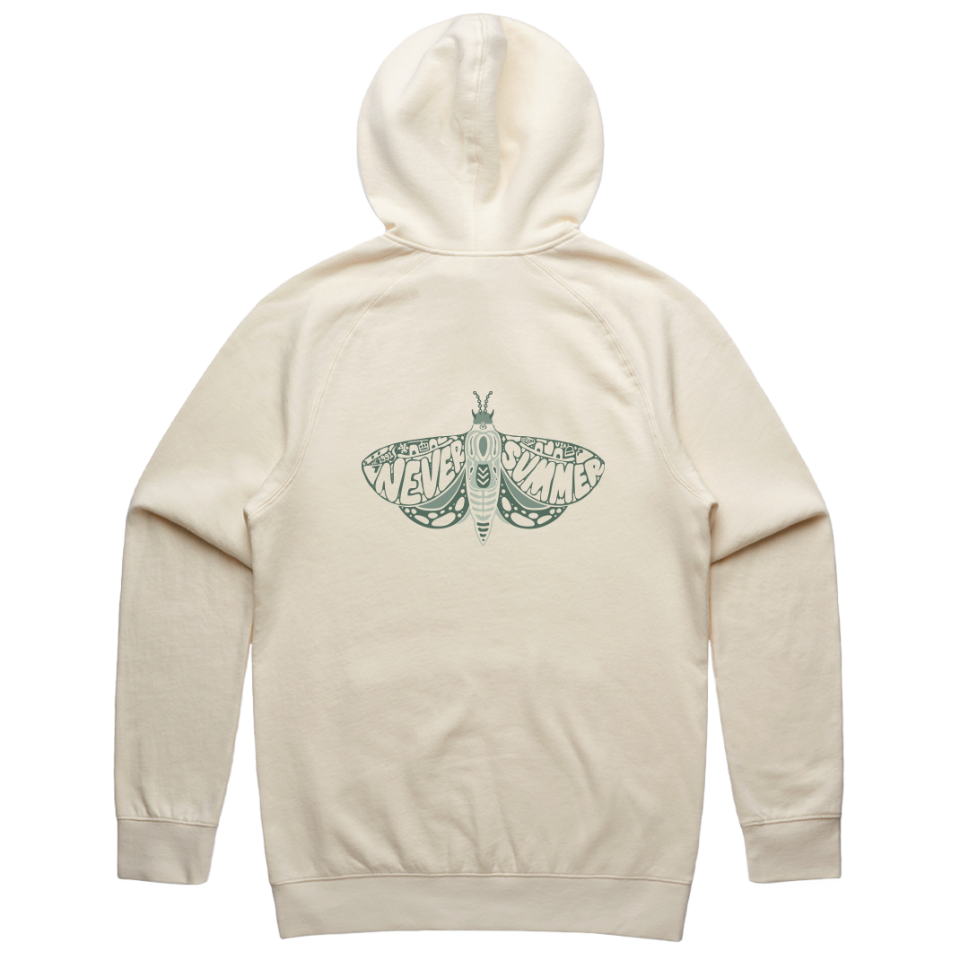 Front Print Hooded Sweatshirts | Moth Hoodie | Never Summer Snowboards