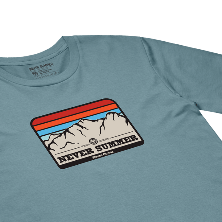 Never Summer Mountain Tee | Men's Range Tee | Never Summer Snowboards