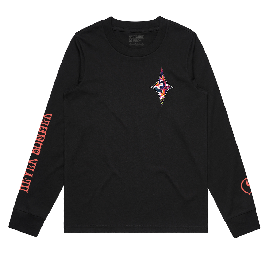 Tシャツ・カットソー [annexearchives] SHIMMER PRESS LONG SLEEVE BLACK W's Circa Daily Long Sleeve – Janji